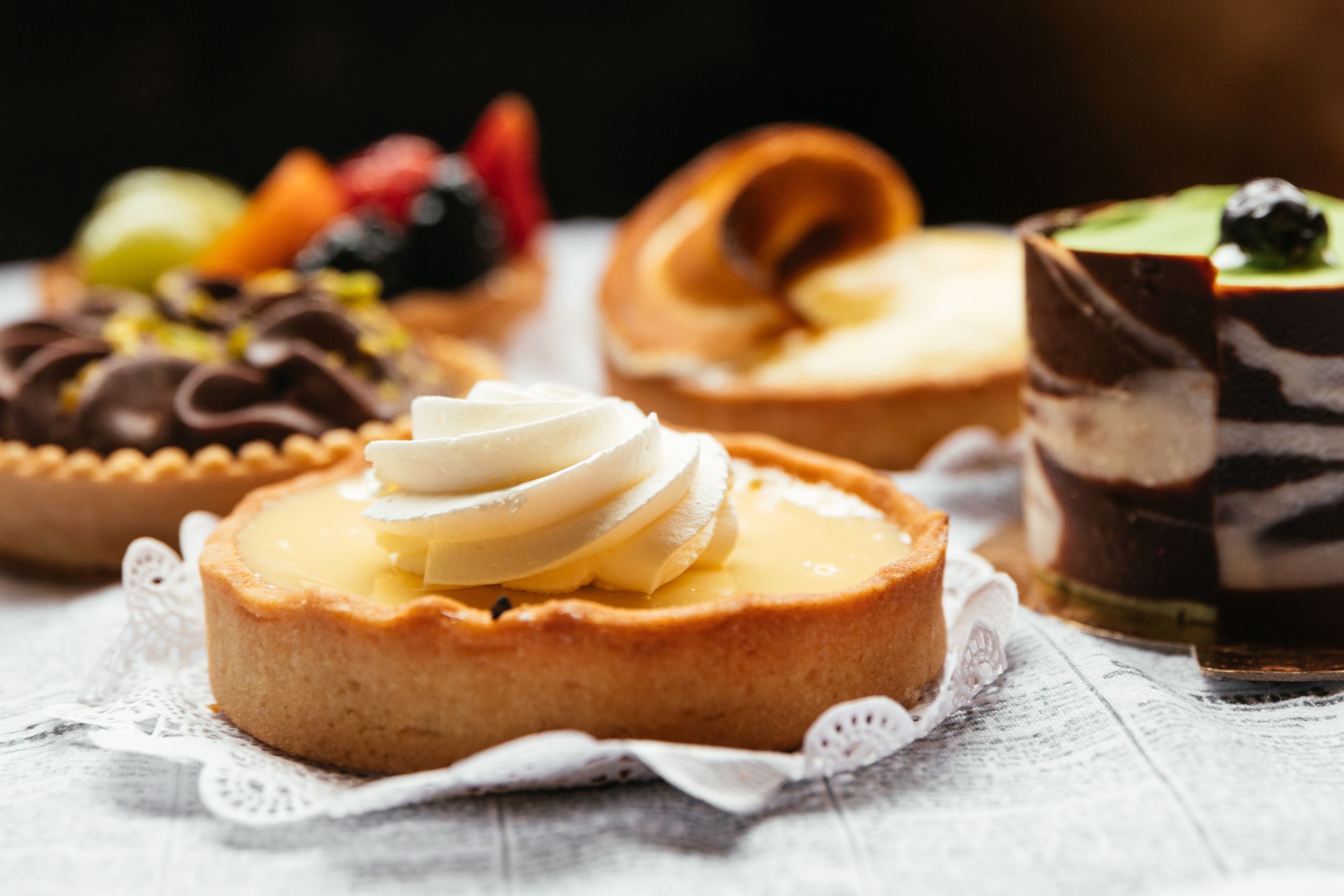 image of French pastries and coffee at Saint Germain.